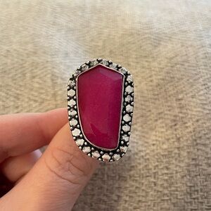 Sterling Silver Ruby Ring